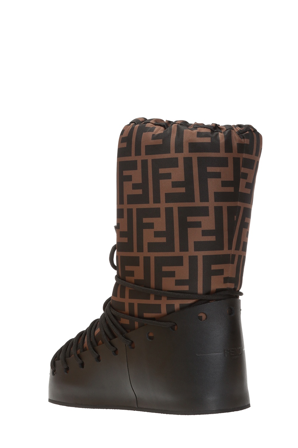 fendi logo over the knee boots